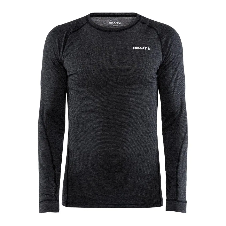 Craft Thermokleding|Wintersport*CORE Wool Merino LS thermoshirt heren black