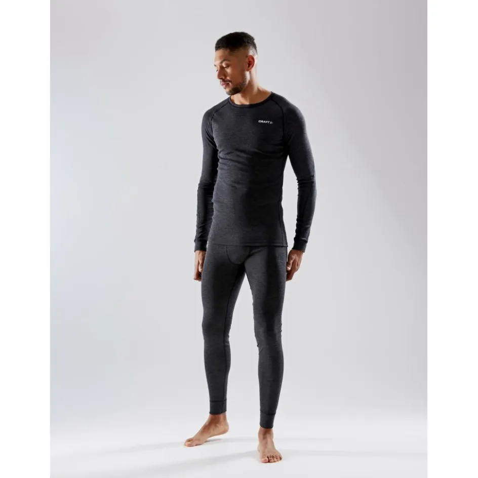 Craft Thermokleding|Wintersport*CORE Wool Merino thermobroek heren black