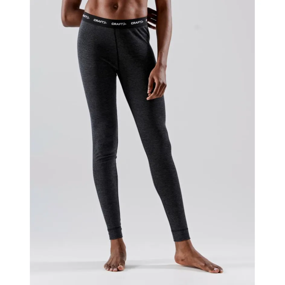 Craft Thermokleding|Wintersport*Core Wool Merino thermobroek dames black