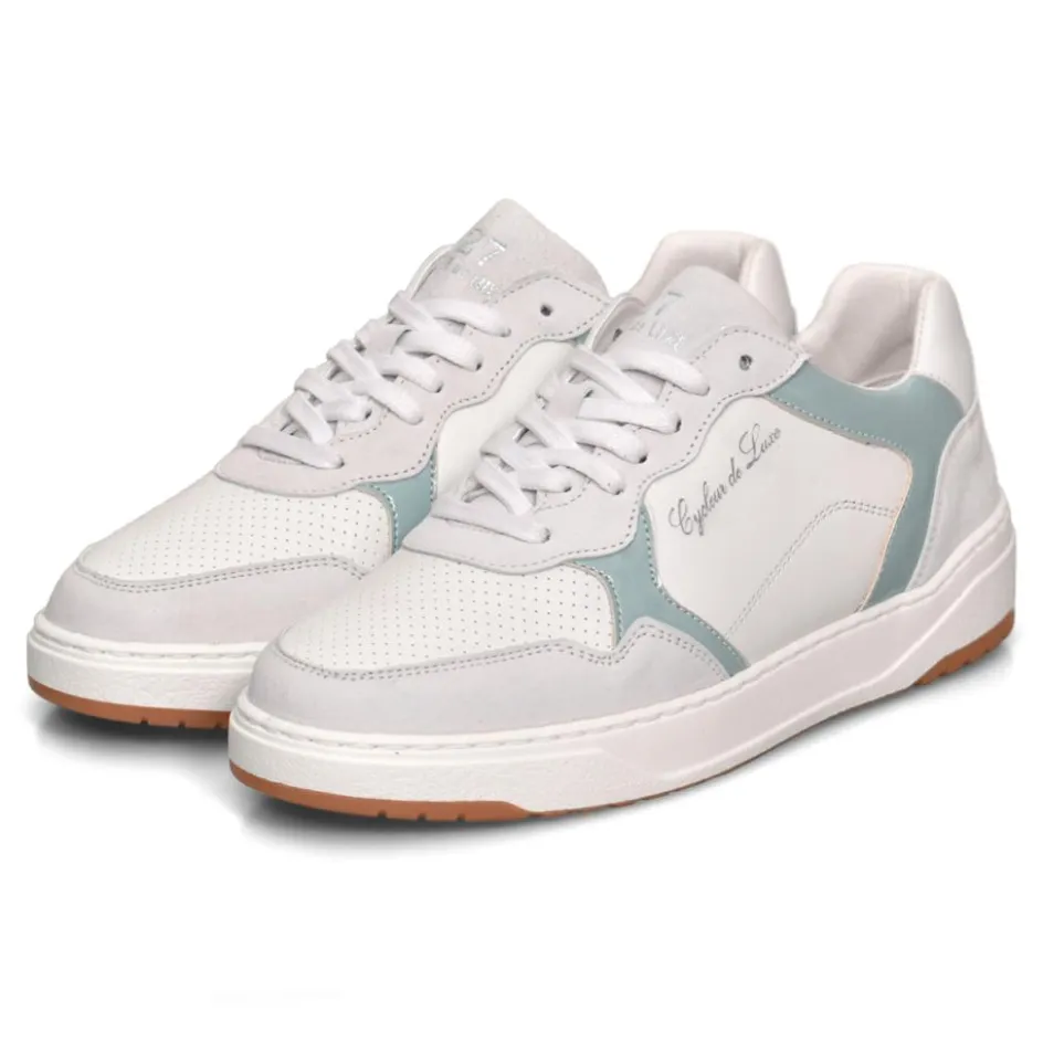 Cycleur De Luxe Schoenen* Corncob schoenen dames white light blue