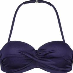 Cyell Bikini*Satin Navy Padded Wired bikini top dames
