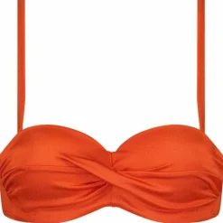 Cyell Bikini*Satin Tomato Padded Wired bikini top dames