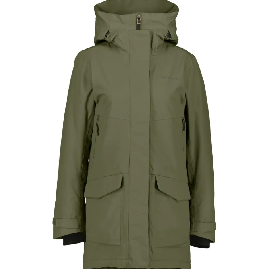 Didriksons Jassen*Frida winterjas dames deep green