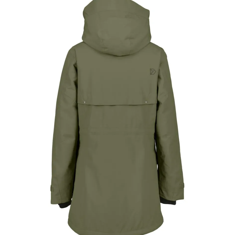 Didriksons Jassen*Frida winterjas dames deep green