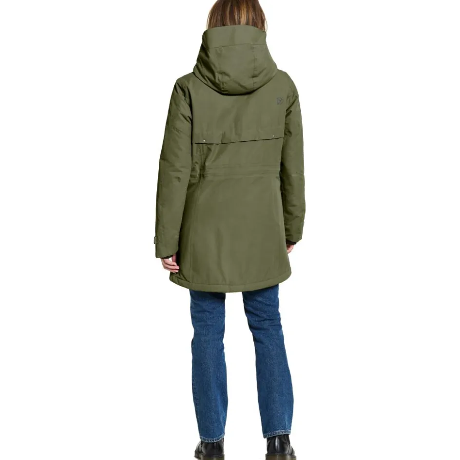 Didriksons Jassen*Frida winterjas dames deep green