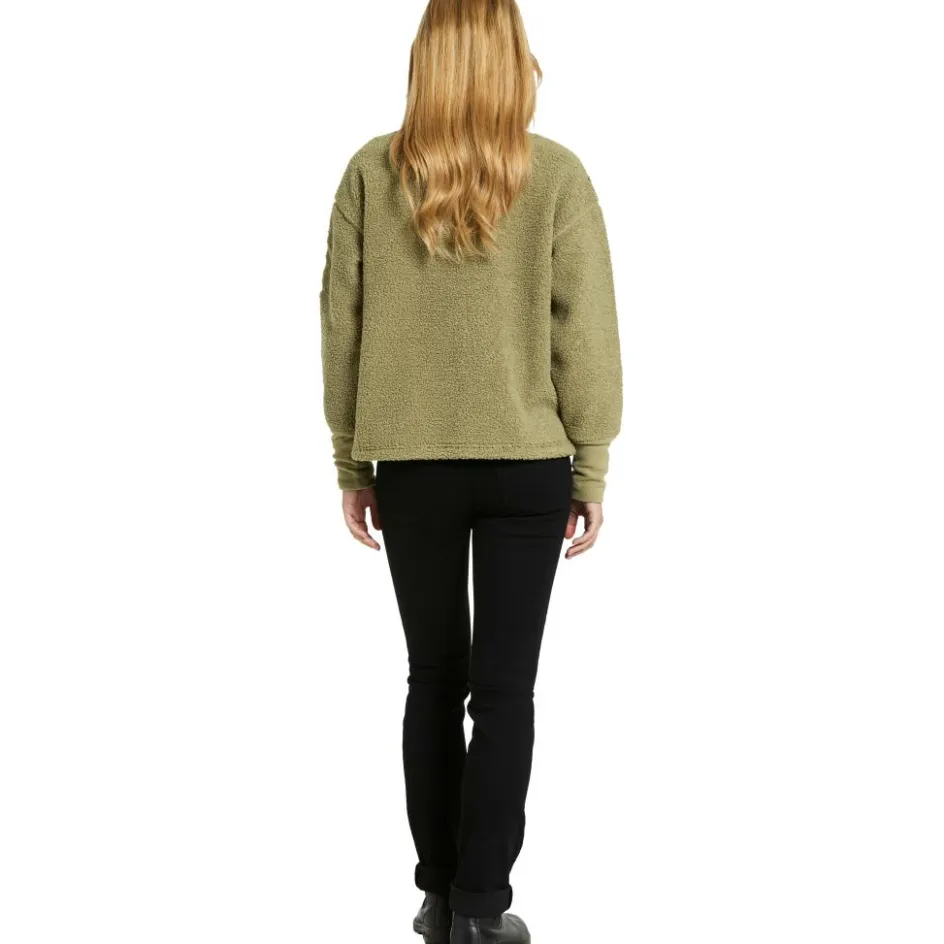 Didriksons Truien & Vesten*Mella vest dames olive green