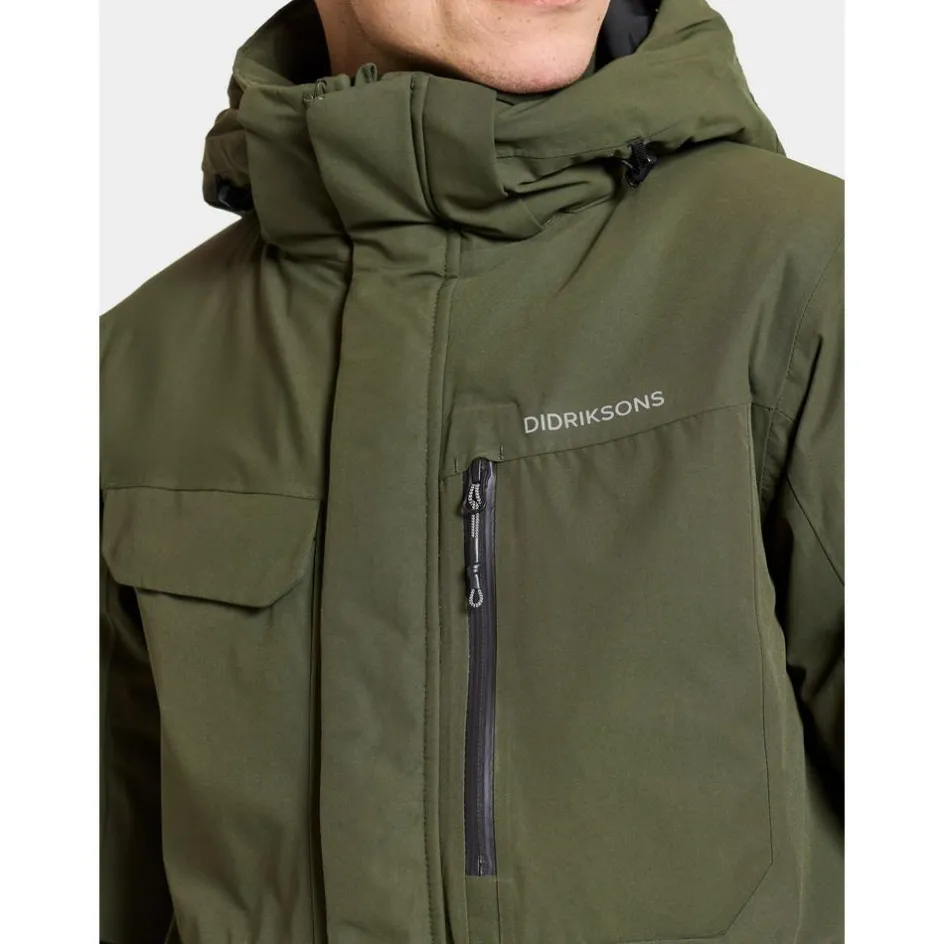Didriksons Jassen*Stefan USX outdoor jack heren deep green