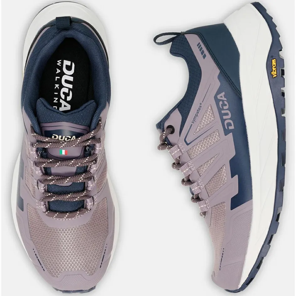 Duca Walking Wandelen|Wandelschoenen* Fortino WP wandelschoenen dames purple navy white