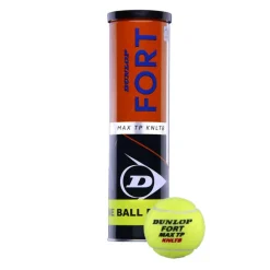 Dunlop Tennisballen*601382 Fort Max TP KNLTB tennisballen 4-pack geel