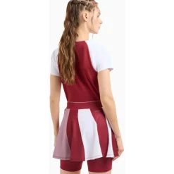EA7 Tenniskleding*6DTN51-TJ04Z tennisrokje dames red