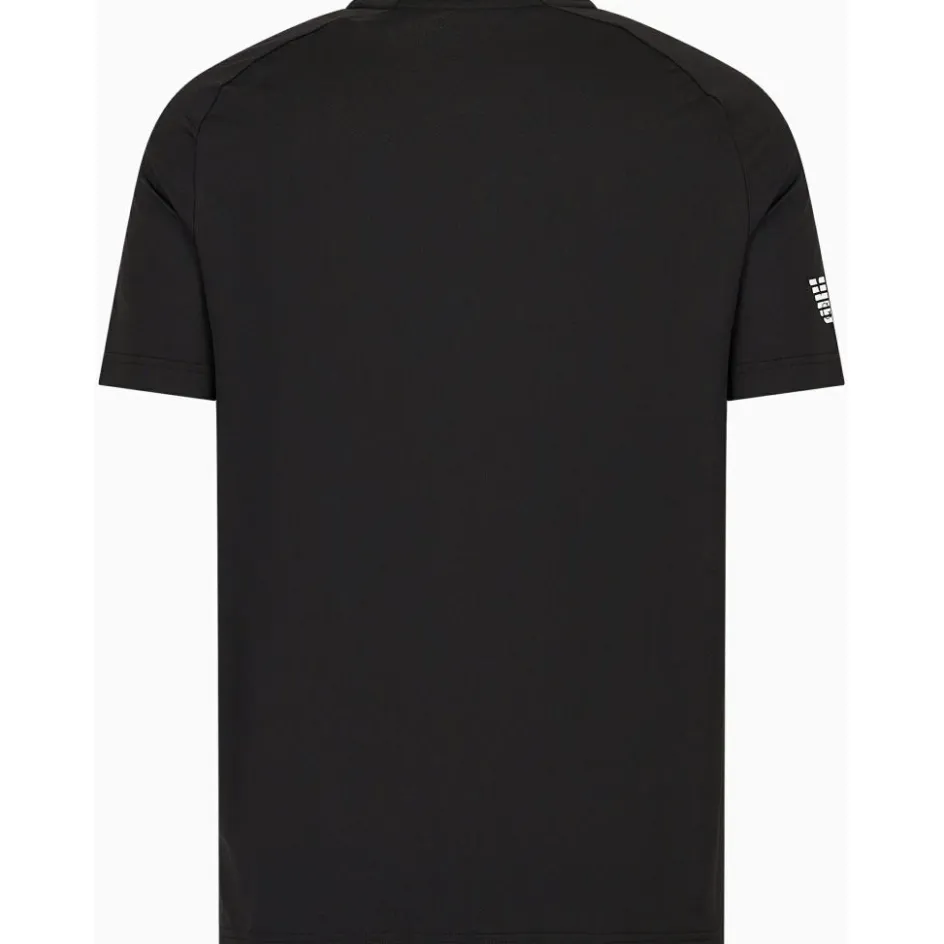 EA7 Tenniskleding*8NPT22-PJEMZ tennisshirt heren black
