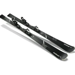 Elan Ski's|Wintersport*Primetime 55 Black Edition 25 - 26 ski's met EMX 12.0 GW Fushion X binding
