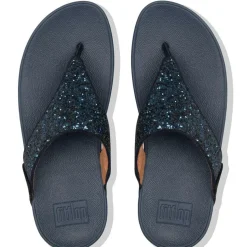 Fitflop Slippers*Lulu Glitter Toe-Thongs slippers dames midnight navy