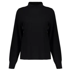 Geisha Truien & Vesten*42550-21 Solid Jacquard sweater dames black