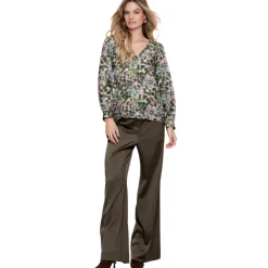 Geisha Shirts, Polo's & Blouses*blouse dames lila green