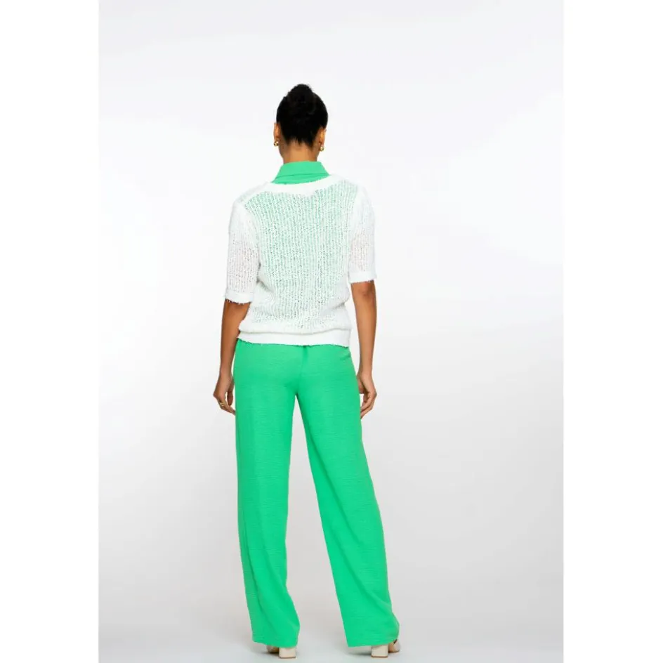 Geisha Broeken*pantalon dames green