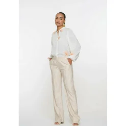 Geisha Broeken*pantalon dames sand orange