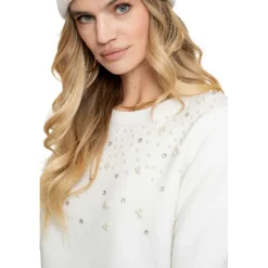 Geisha Truien & Vesten*sweater dames off white