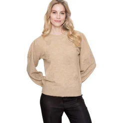 Geisha Truien & Vesten*sweater dames sand