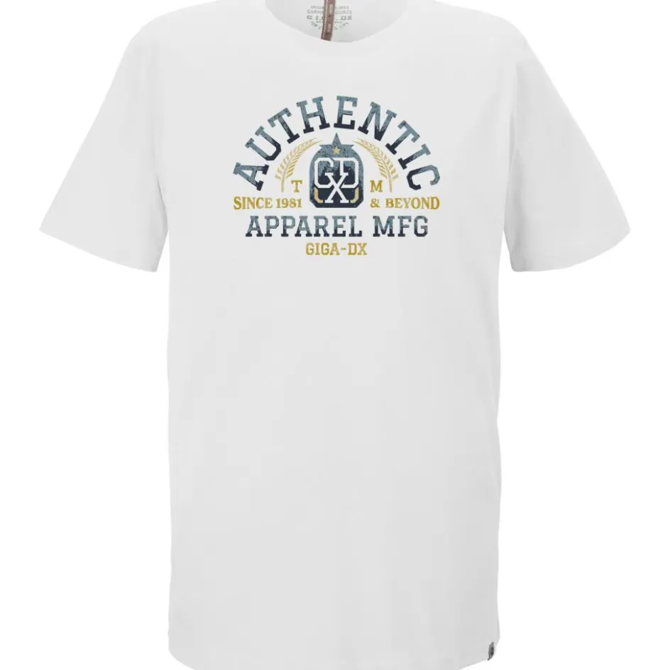 GIGA DX Shirts, Polo's & Blouses* GS 45 shirt heren brilliant white