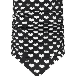 Goldbergh Sjaals|Wintersport*CUPID col dames cuori black