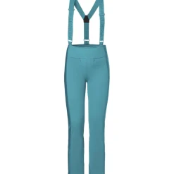 Goldbergh Skibroeken|Wintersport*HIGH END softshell salopette skibroek dames turchese