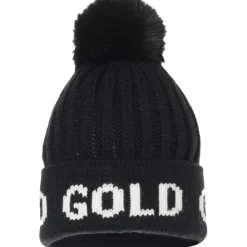 Goldbergh Mutsen|Wintersport*HODD muts dames black white