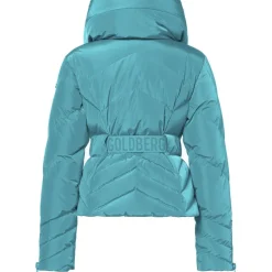 Goldbergh Ski Jassen|Wintersport*JIVE winterjas dames turchese