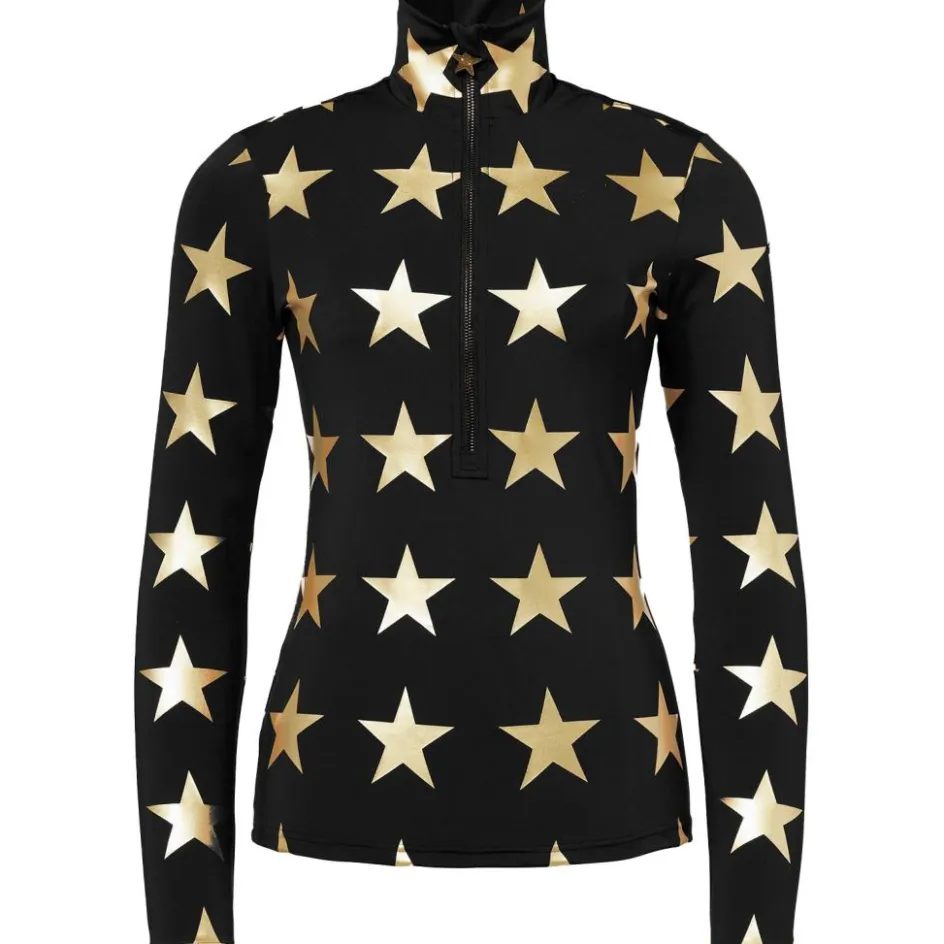 Goldbergh Skipullies|Wintersport*LUNARIA skipully dames black gold