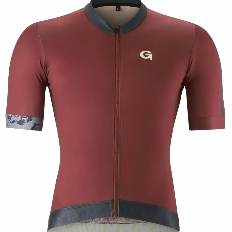 Gonso Fietskleding*Tornale SS FZ fietsshirt heren burnt russet