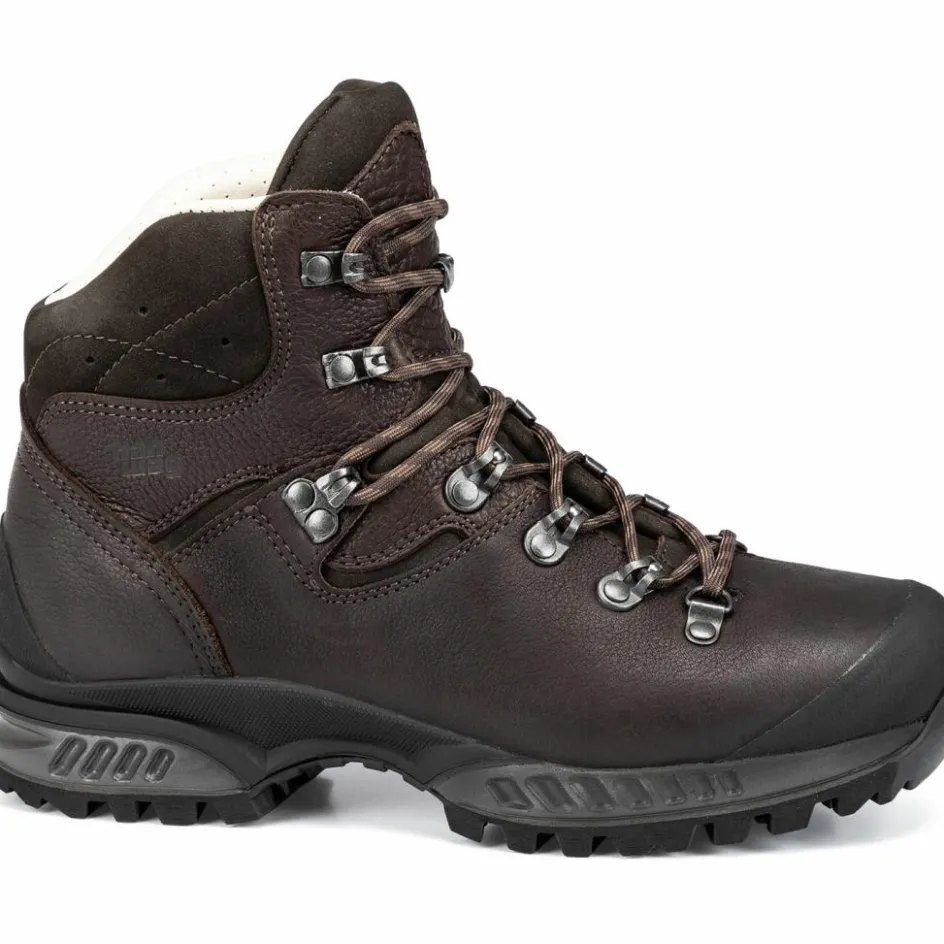 Hanwag Wandelen|Bergschoenen*Lhasa II Wide Lady Mid bergschoenen dames chestnut asphalt