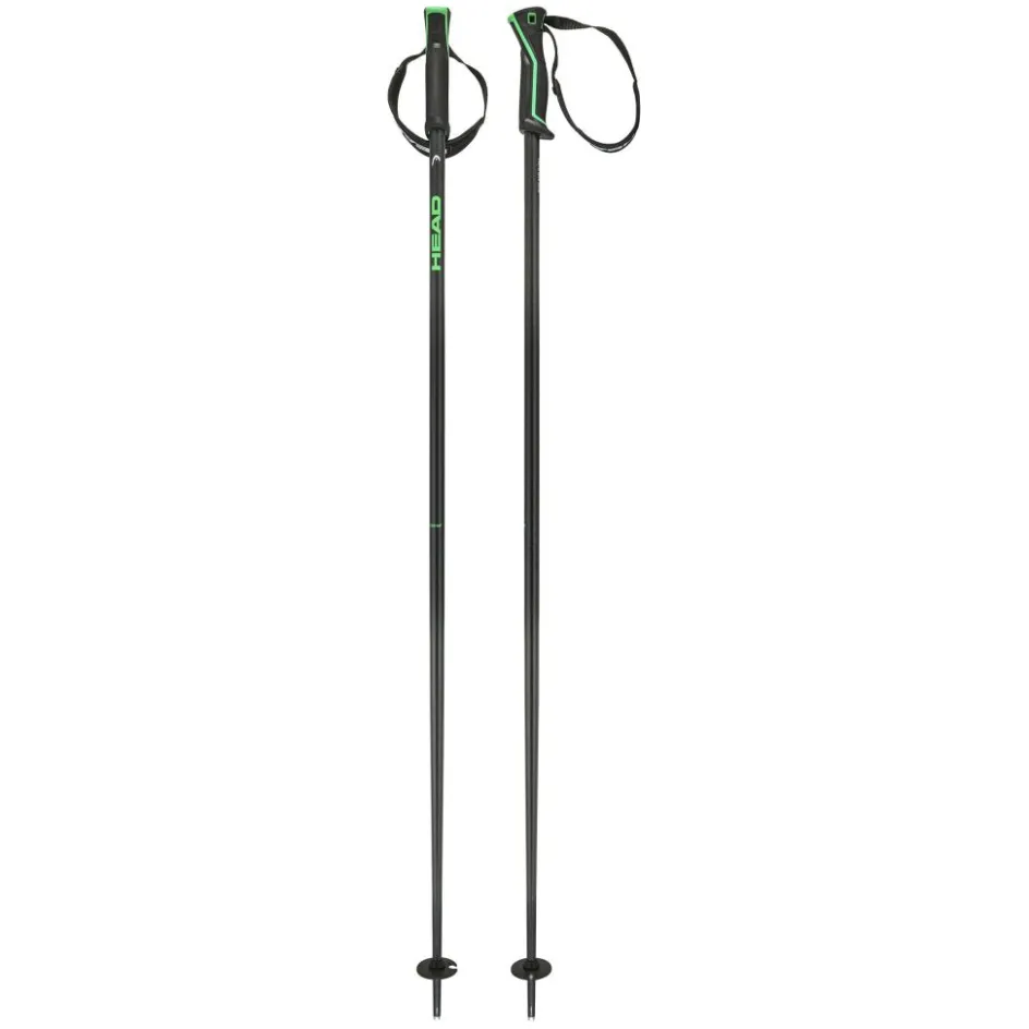 Head Skistokken|Wintersport*Frontside skistokken black green