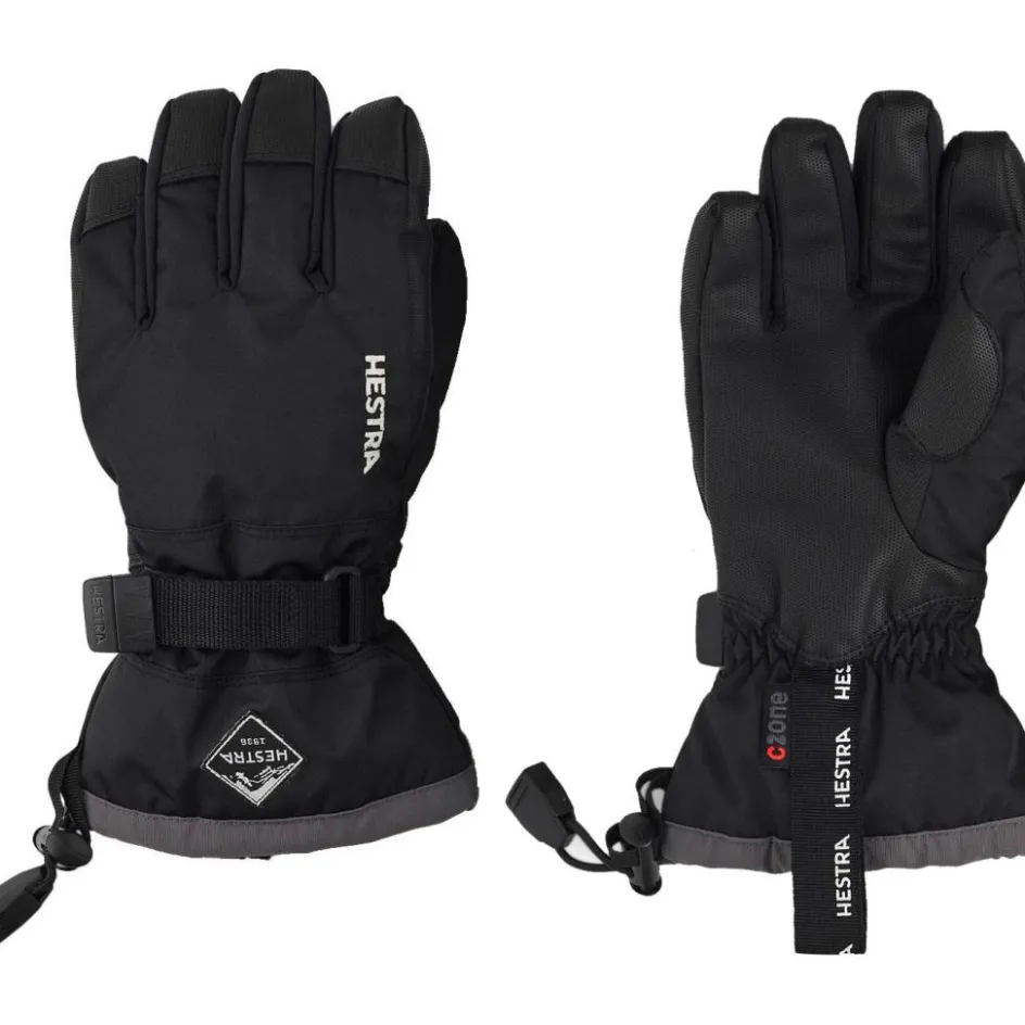 Hestra Handschoenen & Wanten|Wintersport*Gauntlet CZone handschoenen junior black graphite