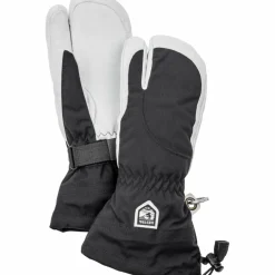 Hestra Handschoenen & Wanten|Wintersport*Heli Ski lobster handschoenen dames black off white