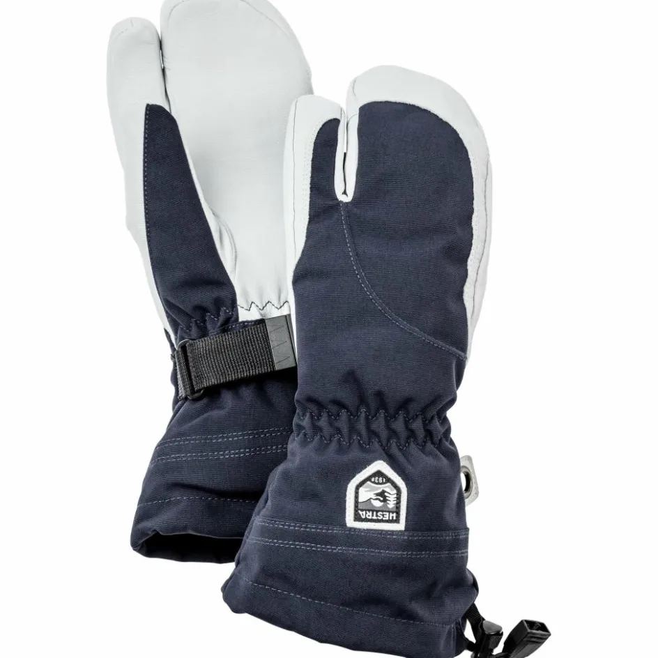 Hestra Handschoenen & Wanten|Wintersport*Heli Ski lobster handschoenen dames marin off white
