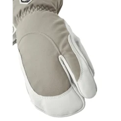 Hestra Handschoenen & Wanten|Wintersport*Heli Ski Lobster handschoenen dames khaki offwhite