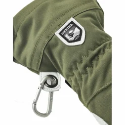 Hestra Handschoenen & Wanten|Wintersport*Heli Ski wanten dames olive off white