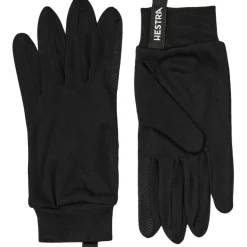 Hestra Handschoenen & Wanten|Wintersport*Silk Liner Touch Point handschoenen voering black