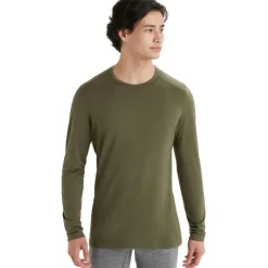 Icebreaker Thermokleding|Wintersport*200 Oasis LS thermoshirt heren loden