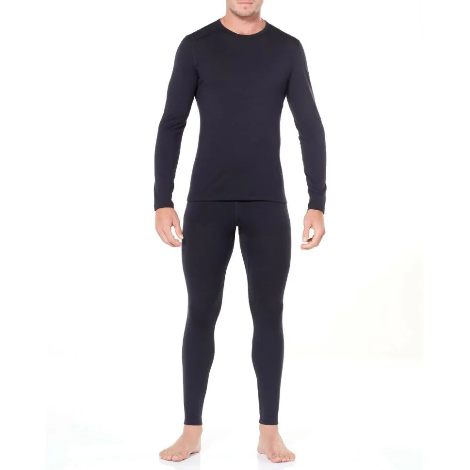 Icebreaker Thermokleding|Wintersport*200 Oasis LS thermoshirt heren black