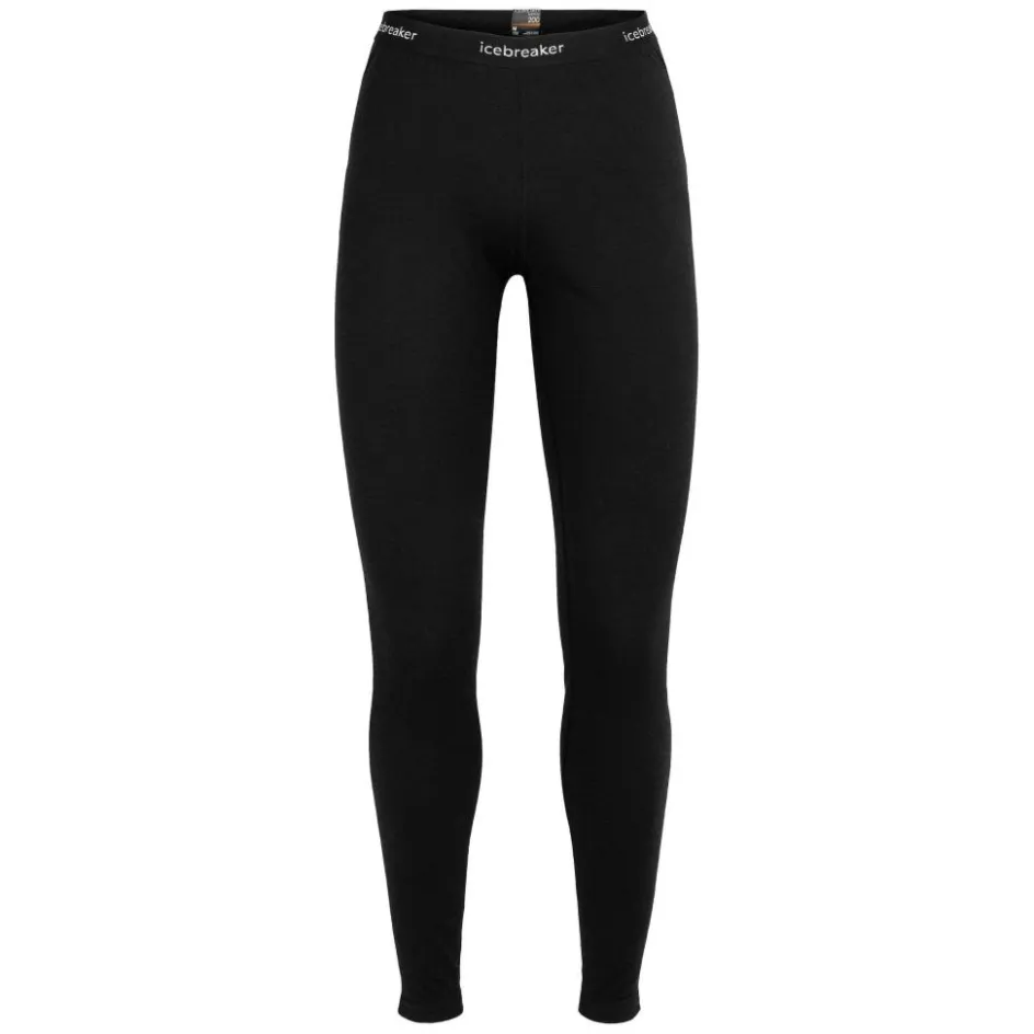 Icebreaker Thermokleding|Wintersport*200 Oasis thermobroek dames black