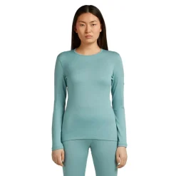 Icebreaker Thermokleding|Wintersport*260 Tech LS Crewe thermoshirt dames hydro
