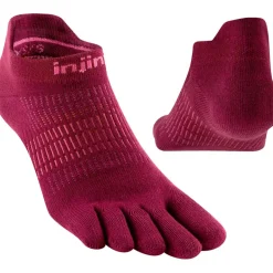 Injinji Hardloopkleding*Run Lightweight No-show hardloopsokken dames beetroot
