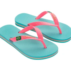 Ipanema Slippers*Classic Brasil slippers kids blue pink