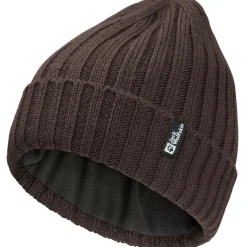 Jack Wolfskin Mutsen|Wintersport* Rib Knit muts peat