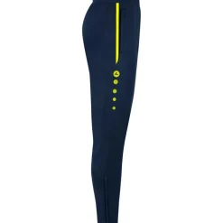 JAKO Voetbalkleding*Allround trainingsbroek marine fluogeel