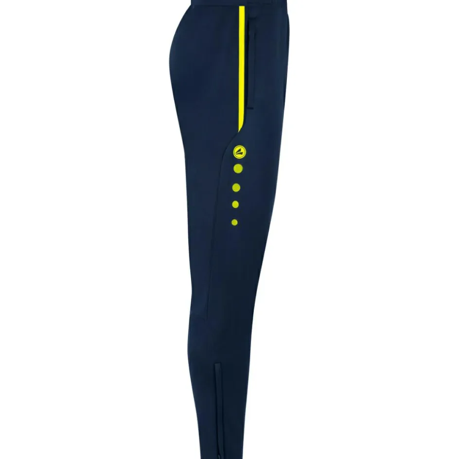 JAKO Voetbalkleding*Allround trainingsbroek marine fluogeel