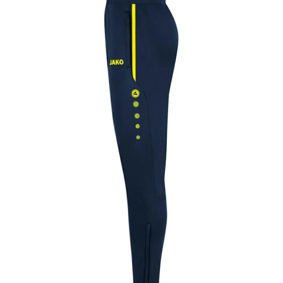 JAKO Voetbalkleding*Allround trainingsbroek marine fluogeel