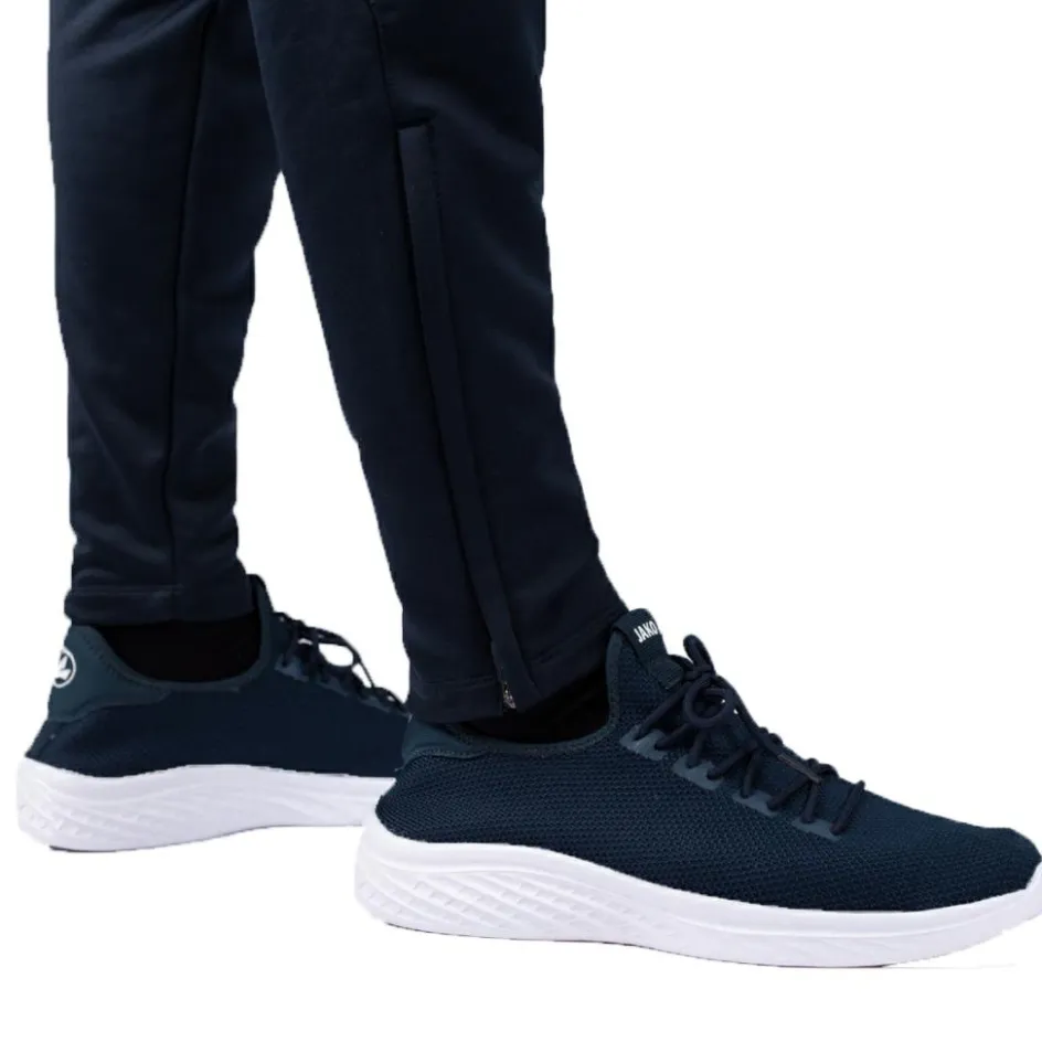 JAKO Voetbalkleding*Allround trainingsbroek marine fluogeel