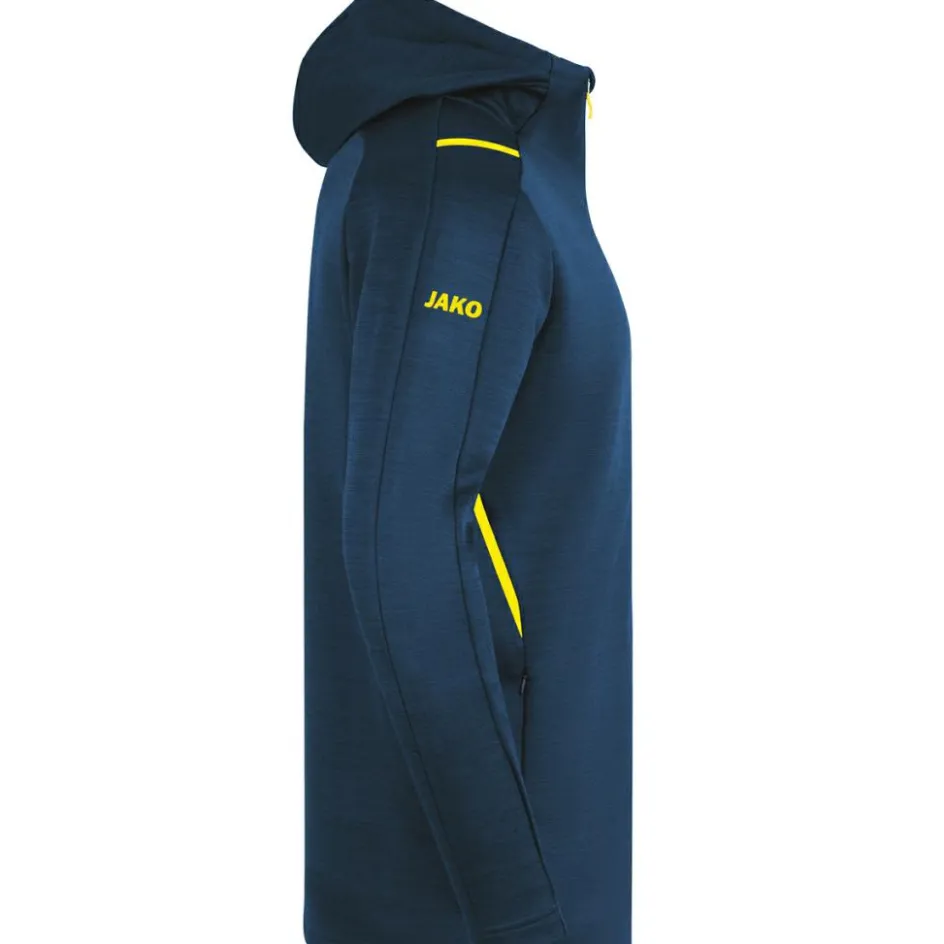 JAKO Voetbalkleding*Challenge trainingsjack junior marine fluogeel